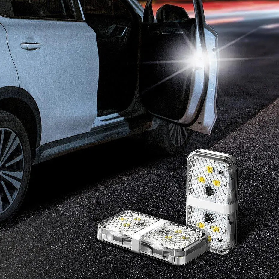 Світлодіодний індикатор відчинення дверей Baseus Door Open Warning Light (2pcs) чорний CRFZD-01 - фото 2