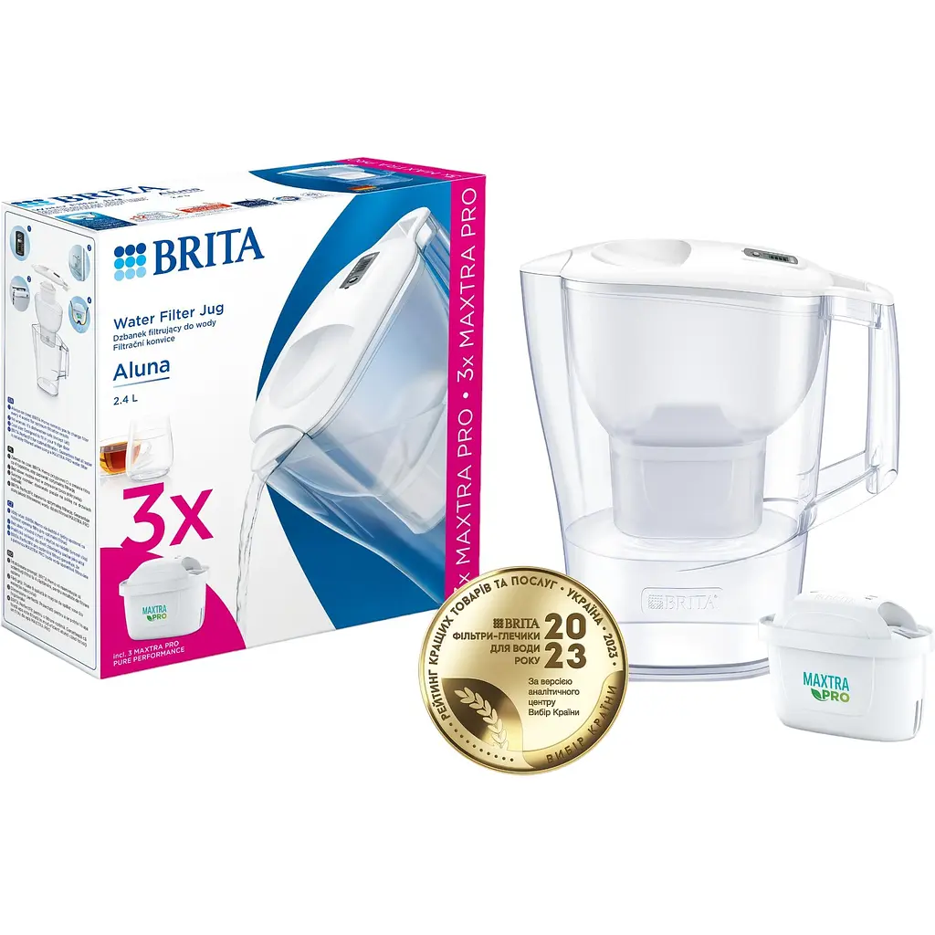 Фільтр-глечик Brita Marella MXpro білий 2.4 л + 3 картриджі (1052791) - фото 3
