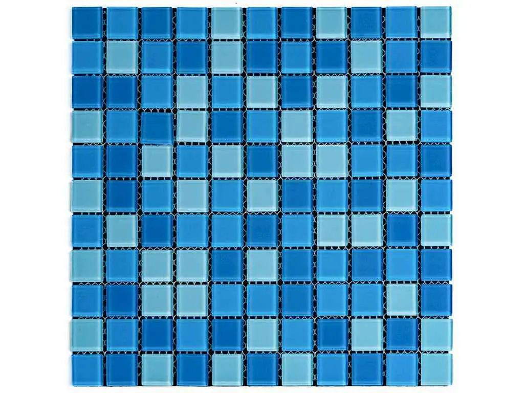 Мозаїка з декоративного скла STICKER WALL 298*298*4,5мм Блакитна SW-00002354 - фото 2