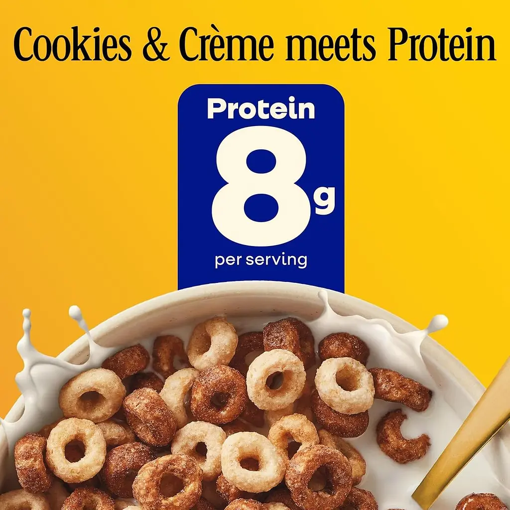Сухий сніданок General Mills Cheerios Protein Cookies and Creme 425г - фото 3