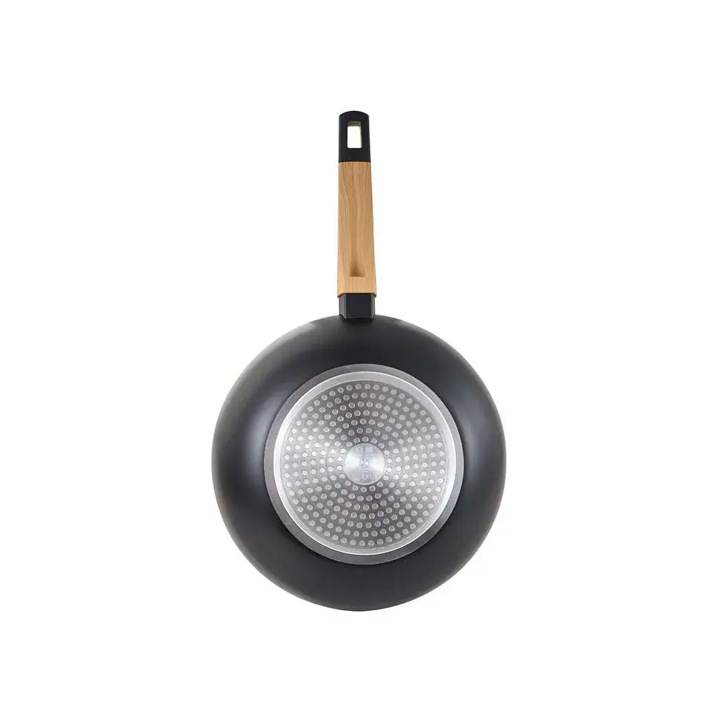 Сковорода Bergner Wok Earth Black 28 см (BG-34627-BK) - фото 3