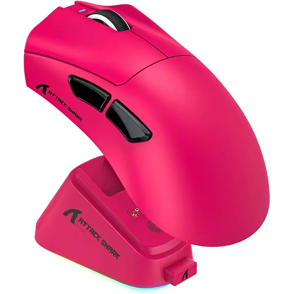 Миша Attack Shark V3 Pro Wireless Pink (AS-6972792472560-P) [174659] - фото 3