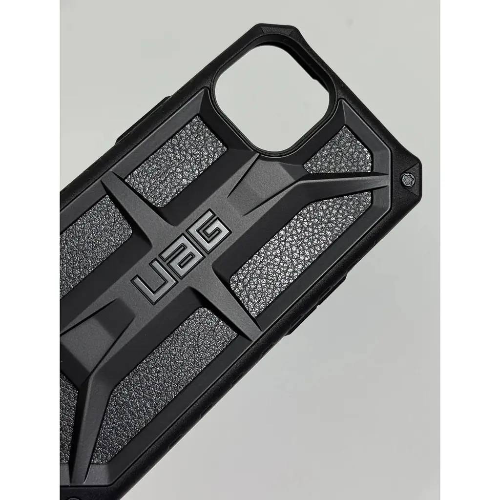 Оригинальный противоударный чехол UAG Monarch для iPhone 13 / iPhone 14 (6.1") Black Leather (113171114040) - фото 5