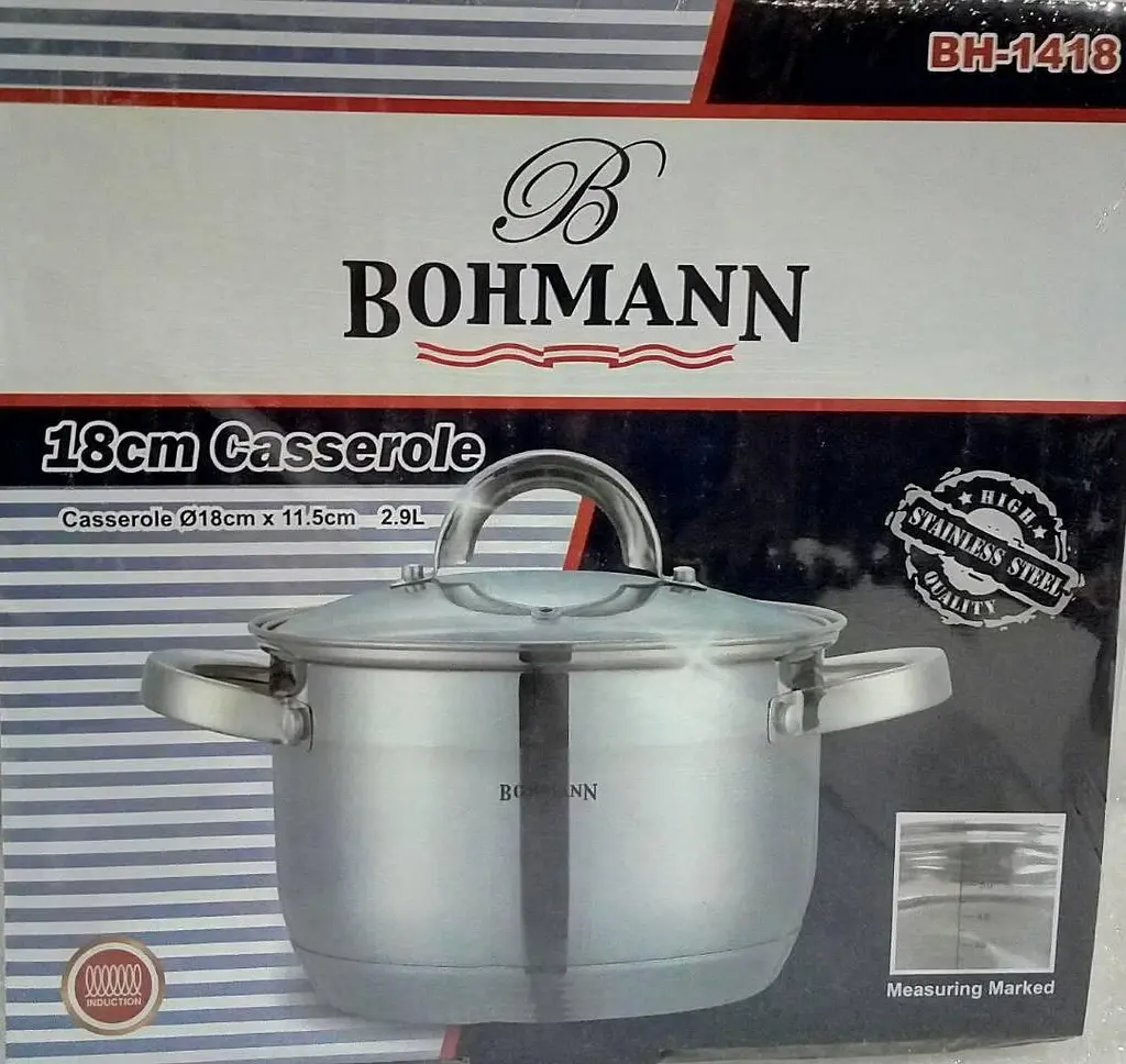 Каструля Bohmann BH 1418 18 см 2.9л - фото 8