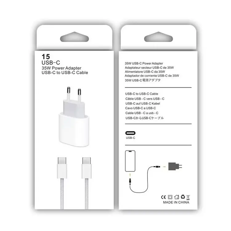 Зарядное устройство блок + кабель Samsung EP-TA220 (35W) + кабель PD to Type-C белый - фото 5