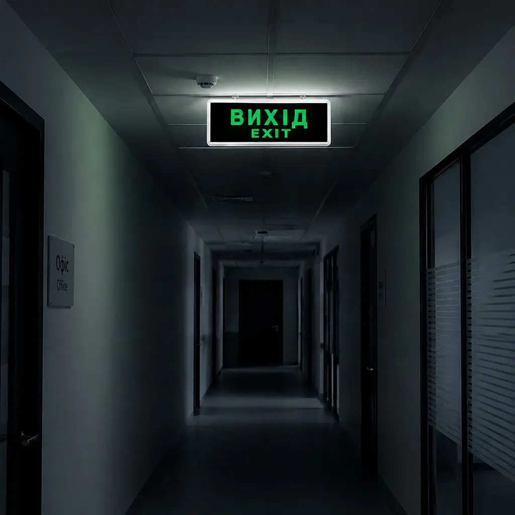 Світильник аварійний Eurolamp LED Вихід односторонній 1W 800 mAh IP20 (EM-1W(OS) - фото 4