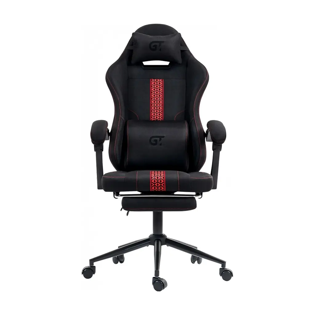 Крісло ігрове GT Racer X-2331 Black/Red (X-2331 Fabric Black/Red) - фото 2
