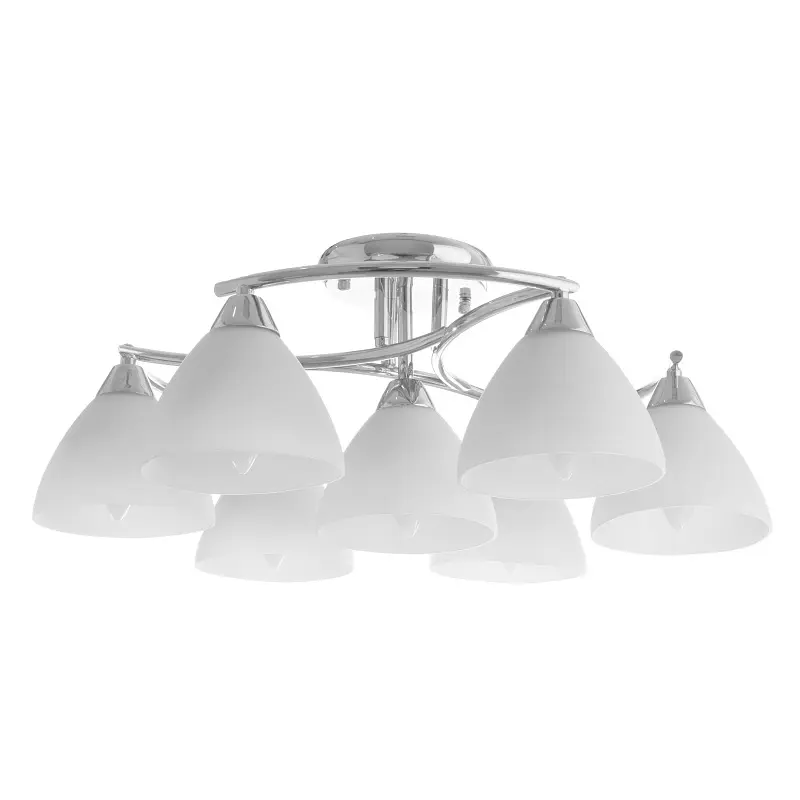 Люстра потолочная Brille классическая E14 40W CH (LK-263C/7) - фото 2