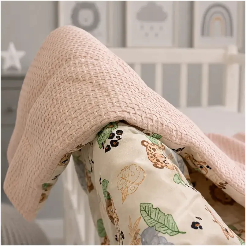 Плед дитячий MirSon Silky Waffle Safari baby 90х110 см (2200013893295) - фото 3