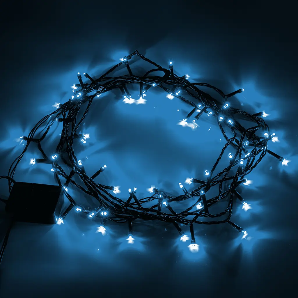 Електрогірлянда Yes! Fun нитка 70 LED 8 режимів миготіння 4.9 м холодно-біла (974836) - фото 4