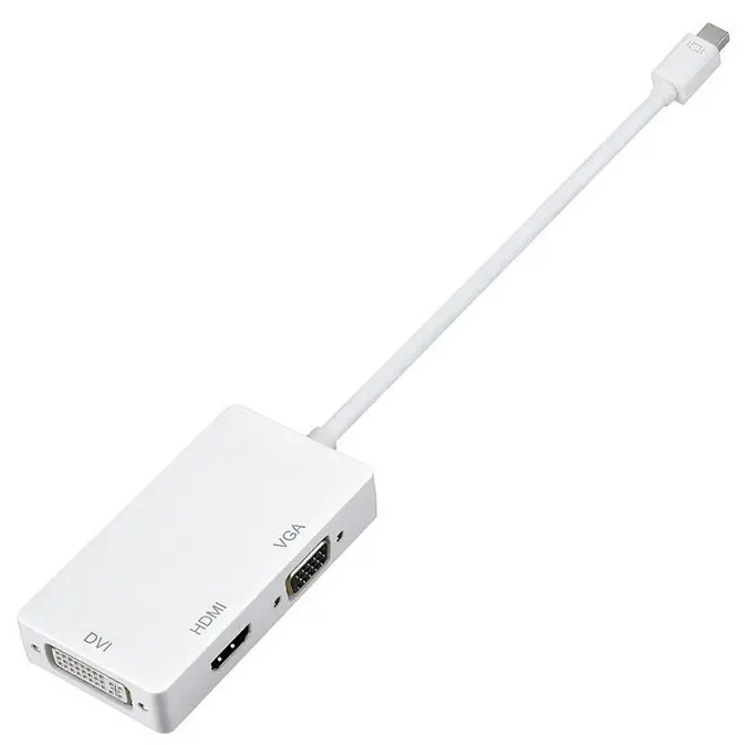 Перехідник mini DisplayPort M HDMI/VGA/DVI 24+5 FHD 1080p - фото 7
