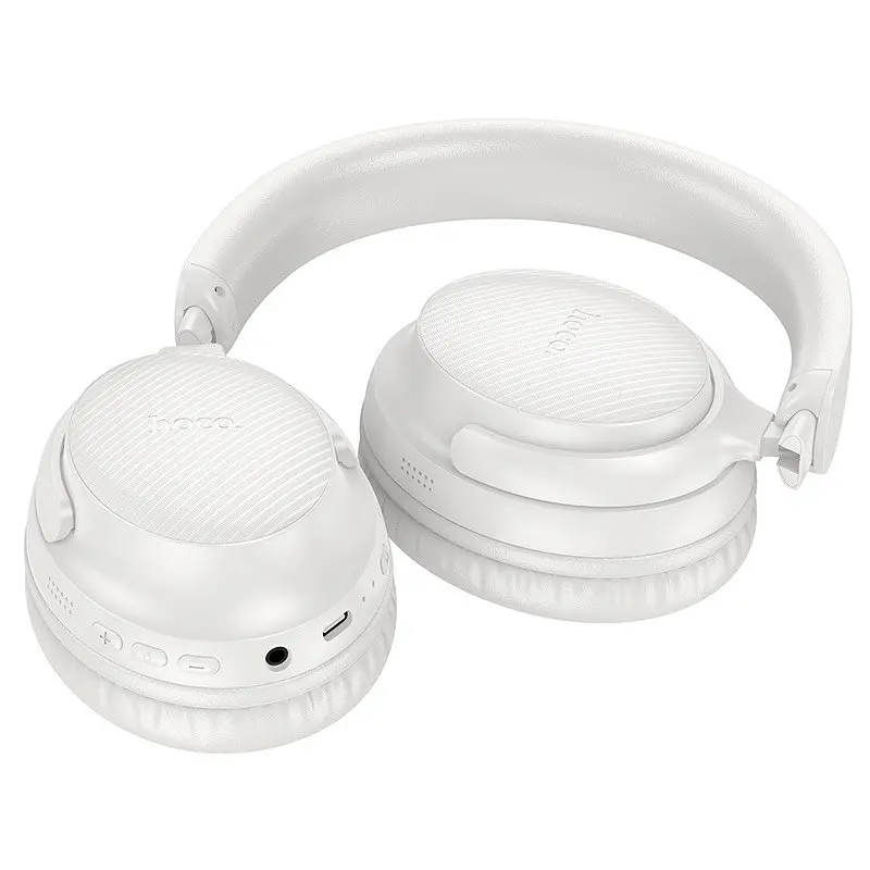 Бездротові накладні навушники HOCO W53 Tone BT headphones Morning Mist білий - фото 3