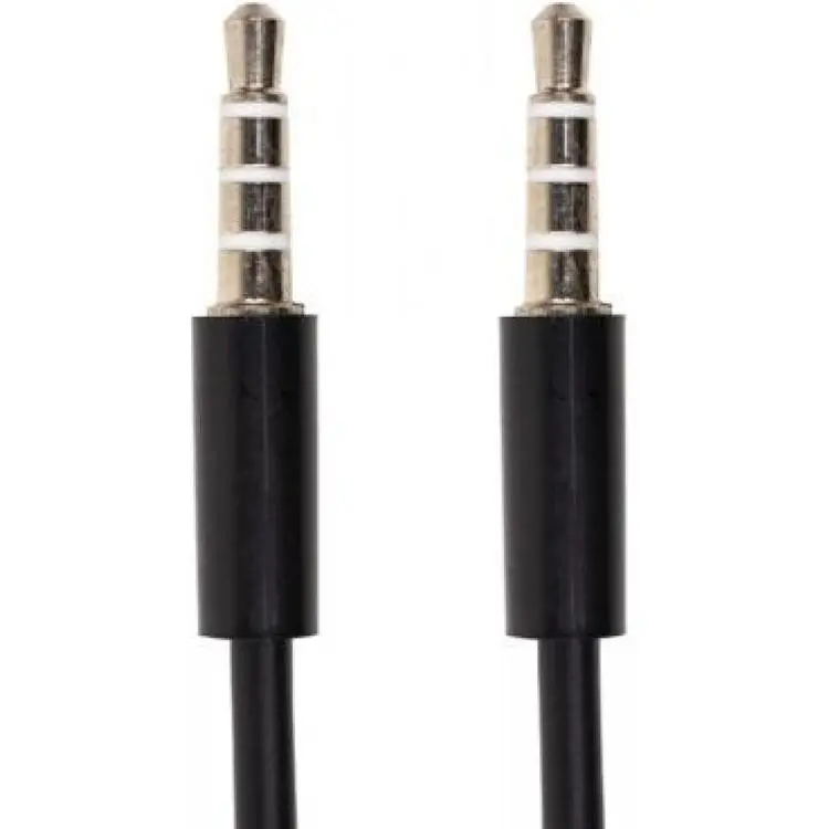 Кабель мультимедійний 3.5mm M to 3.5mm M 1.2m (4pin) PowerPlant (CA913053)