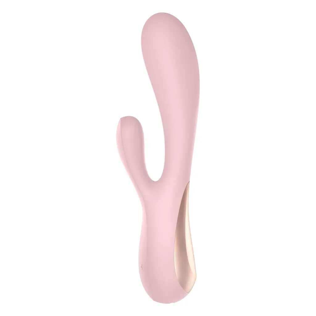Смарт вібратор-кролик Satisfyer Mono Flex Mauve, 2 мотори, керування через інтернет - фото 3