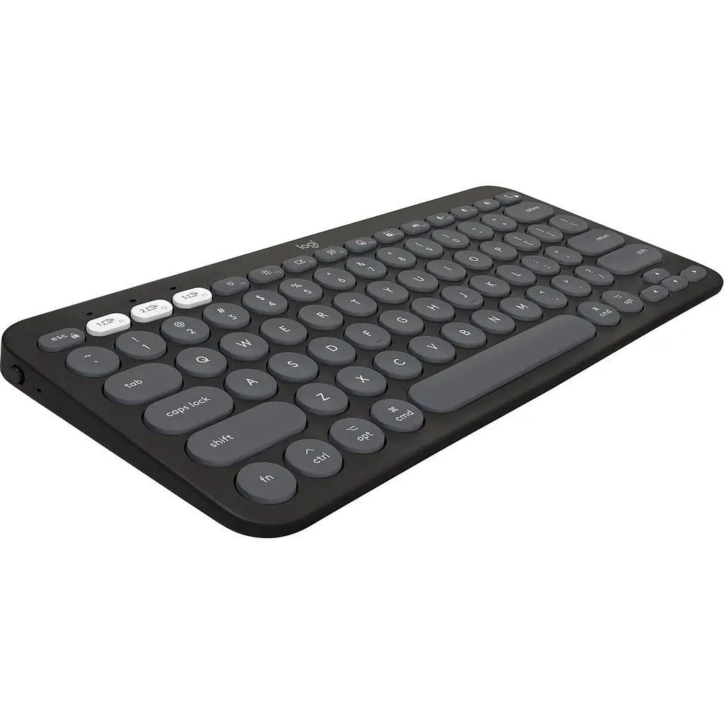 Клавиатура Logitech K380s Pebble Keys 2 Bluetooth Graphite (920-011851) [96063] - фото 2