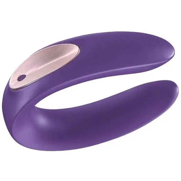 Вибратор для пар Satisfyer Double Plus Remote с пультом ДУ и двумя моторчиками - фото 3