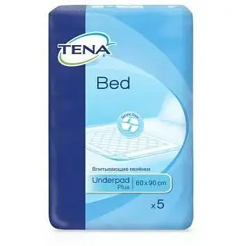 Пелюшки для малюків Tena Bed Plus 60х90 см 5 шт (7322540247879/7322540801934)