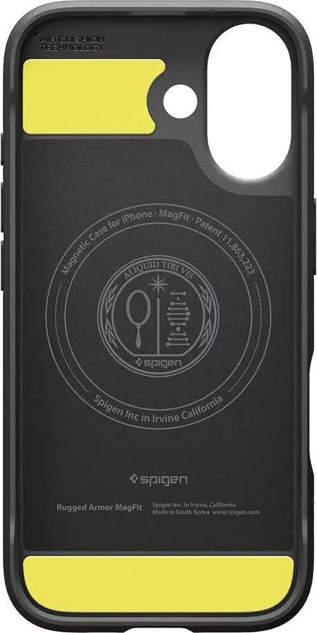 Чохол Spigen для iPhone 17, Rugged Armor MagFit, Matte Black teh0019358 - фото 3