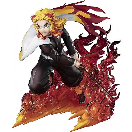 Фигурка Bandai Клинок рассекающий демонов Кедзюро Рэнгоку Demon Slayer Kyojuro Rengoku 15 см WST DS KR 01 - фото 3