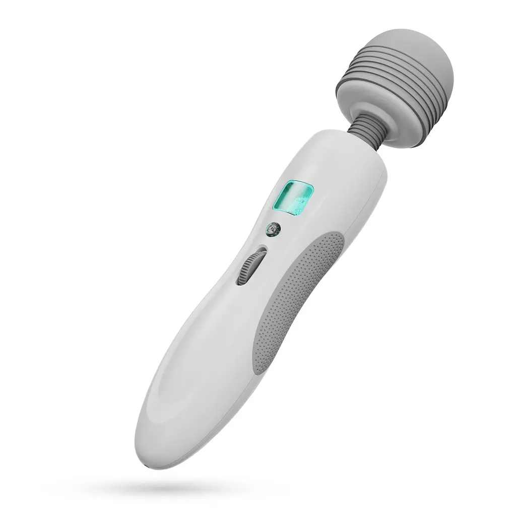 Вібромасажер Crushious Harlequin 27.3 см (білий) - фото 17