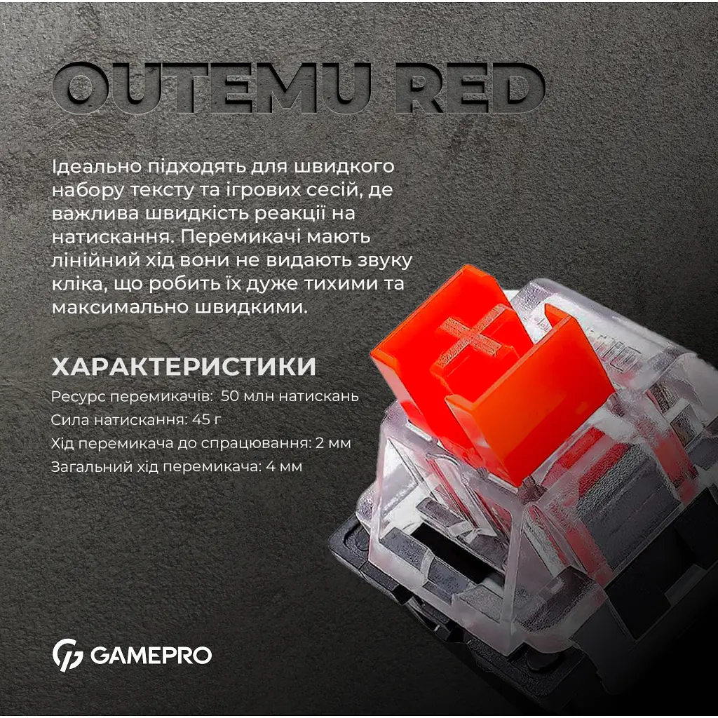 Клавіатура GamePro MK160W Hot-Swap Red Swich RGB USB UA White (MK160W) - фото 9