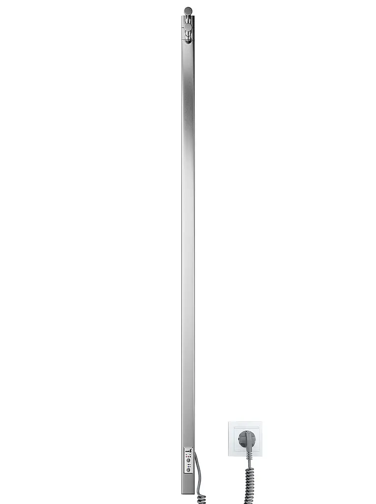 Электрический полотенцесушитель Mario Ray Cubo-I 1100x30 TR таймер-регулятор 2.2.1202.16.Р, Хром, нижнее, Электронный - фото 2