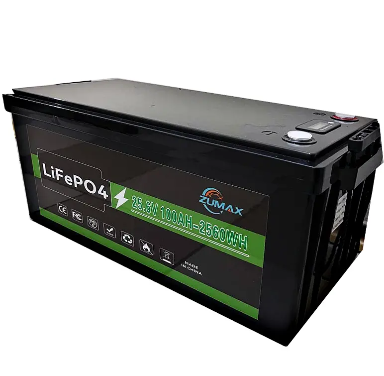 Аккумуляторная батарея LiFePo4 Zumax аккумулятор 100AH ​​ 24v В, 25.6V 2560W - фото 2