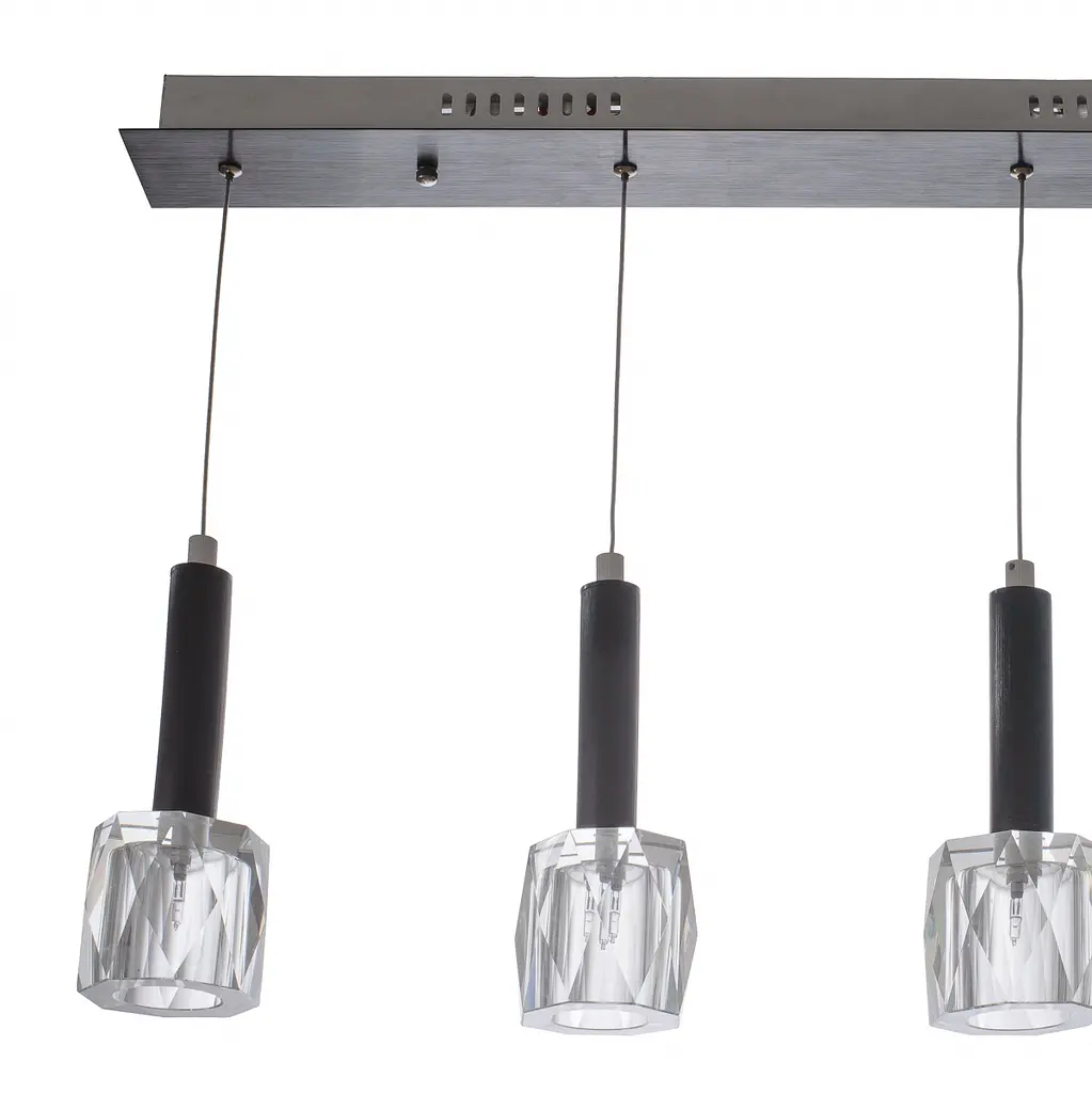 Люстра подвесная Brille галогенная G4 20W BK (BR-01274S/4) - фото 4