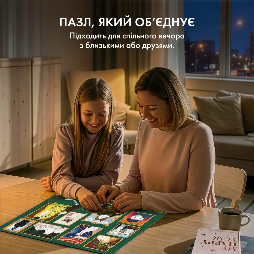 Пазл «Котячий музей» 1000 елементів - фото 9