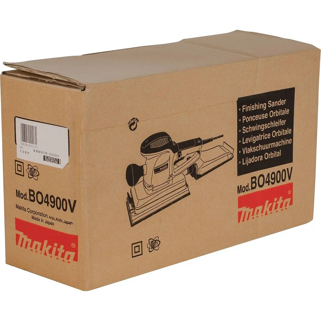Шліфмашина вібраційна Makita BO4900V (115x229 мм, 8000-20000 хв-1, 330 Вт) - фото 6
