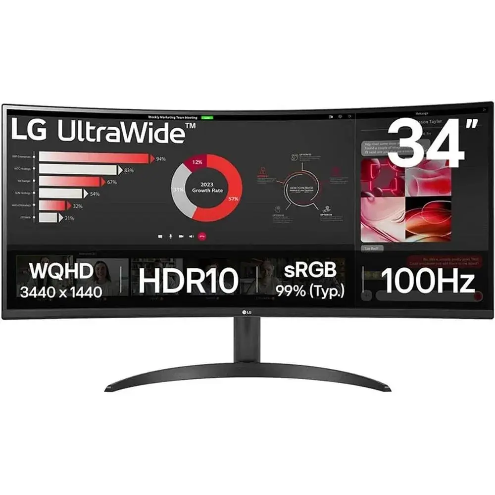 Монітор LG UltraWide 34WR50QK-B