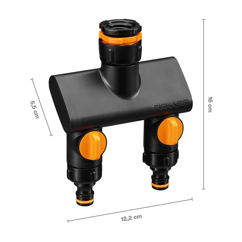 Трійник для крана Fiskars Comfort 2 виходи (1070577) - фото 2