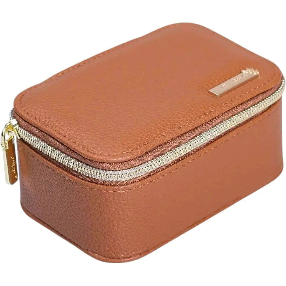 Скринька для прикрас Yiwu на блискавці 13x9x6 см теракот HP-5-26BR - фото 4