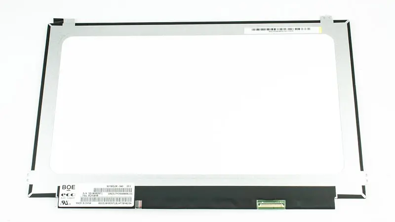 Матриця 15.6 NV156QUM-N43 3840х2160, 40pineDP, IPS, 300cd/m2, кольоропередача: 100%RGB, LED, SLIM горизонтальні вушки, матова, роз'єм праворуч знизу для ноутбука - фото 2