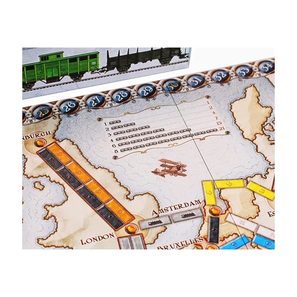 Настільна гра Lord of Boards Квиток на поїзд: Європа (Ticket to ride: Europe) (укр.) (DOW7202UK) - фото 8