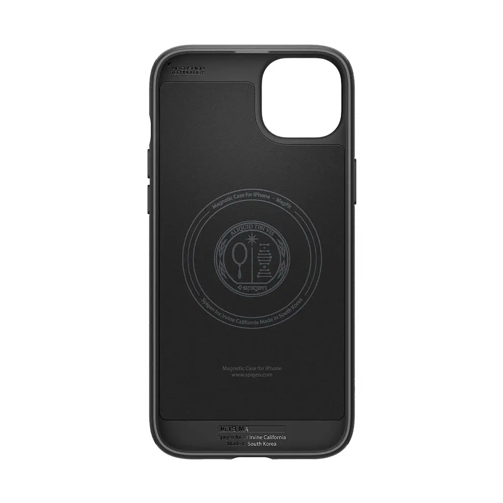 Чехол Spigen Mag Armor MagSafe для iPhone 15 Matte Black (ACS06815) + защитное стекло - фото 3
