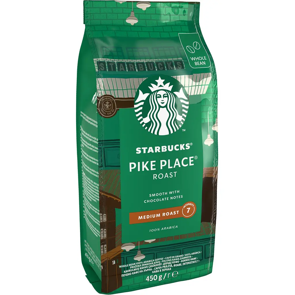 Кава Starbucks Pike Place Роуст 100% Арабіка смажена в зернах 450 г - фото 6