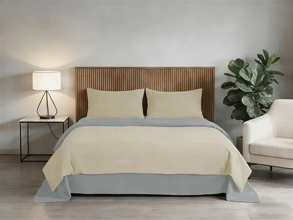Комплект постельного белья Soho полуторный Beige/Light gray 150х200 см (PATTERN 19-S) - фото 2