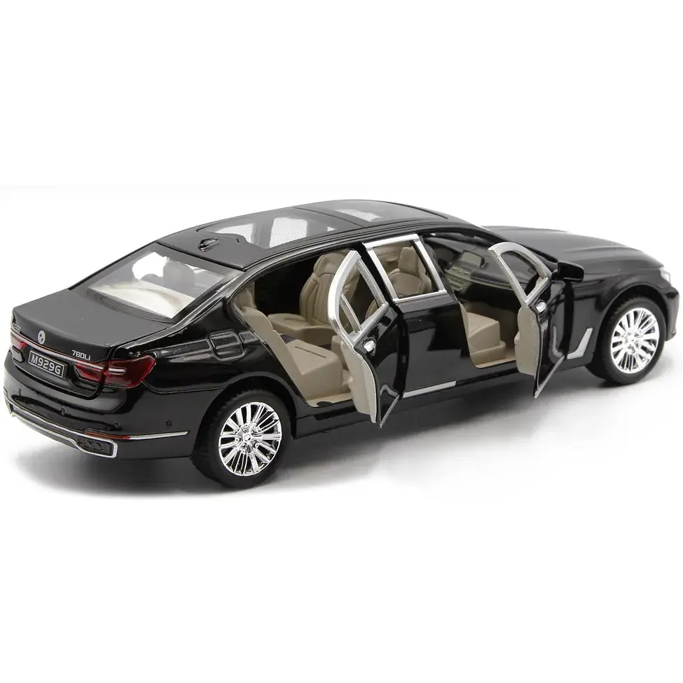Колекційна металева модель автомобіля АвтоЕксперт BMW 760Li з інерцією, світлом та звуком 1:24 - фото 7