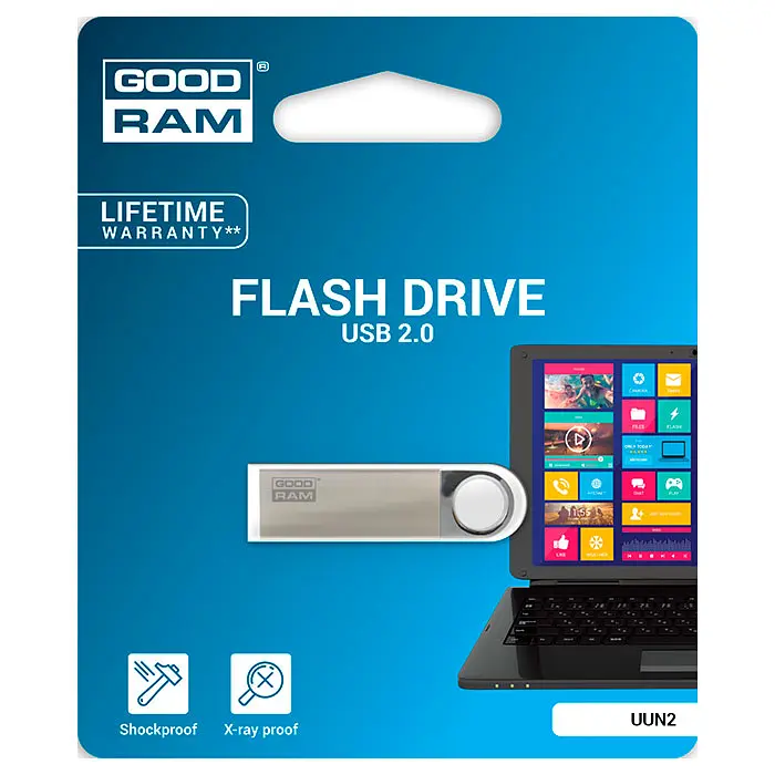 Флеш-накопичувач GoodRam USB 64GB UUN2 (Unity) Silver (UUN2-0640S0R11) - фото 3
