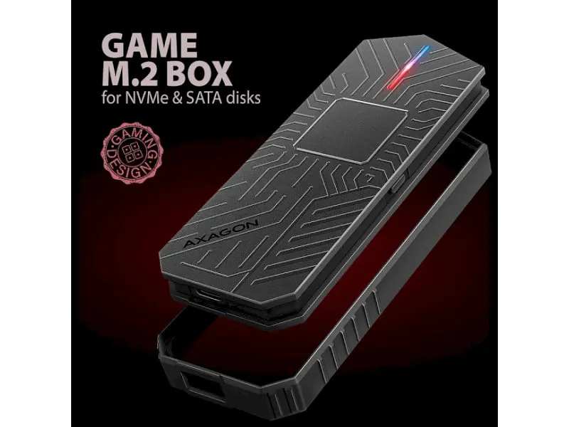 Кишеня для накопичувача AXAGON Game Box (EEM2-GAM) - фото 2