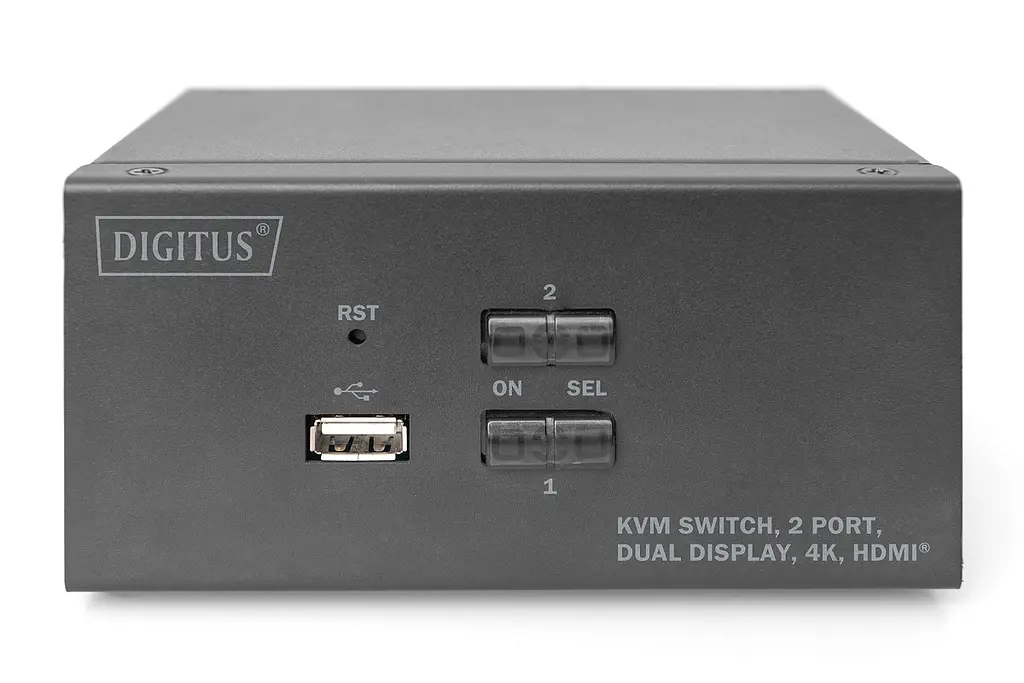Комутатор Desktop HDMA KVM, 2 Port, Dual Display, 4K Digitus teh0018277 - фото 4