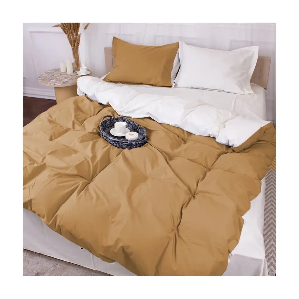 Постільна білизна MirSon Poplin Line 002 + 015 Lorena 175 x 210 (2200006280040)