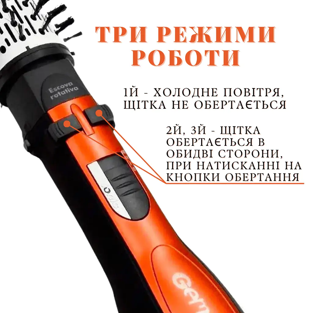 Фен - стайлер 3в1 - Gemei GM - 4828 - фото 3