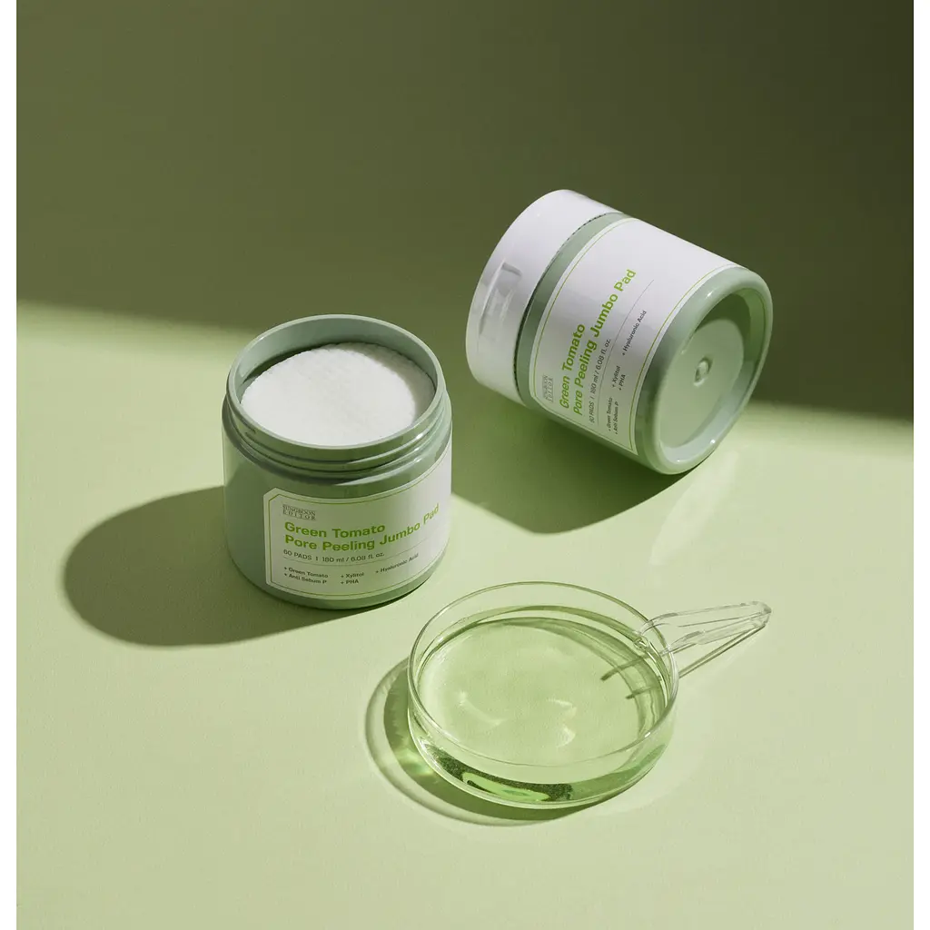 Пілінг-педи для обличчя Green Tomato Pore Peeling Jumbo Pad Sungboon Editor 60 шт/180 мл - фото 3