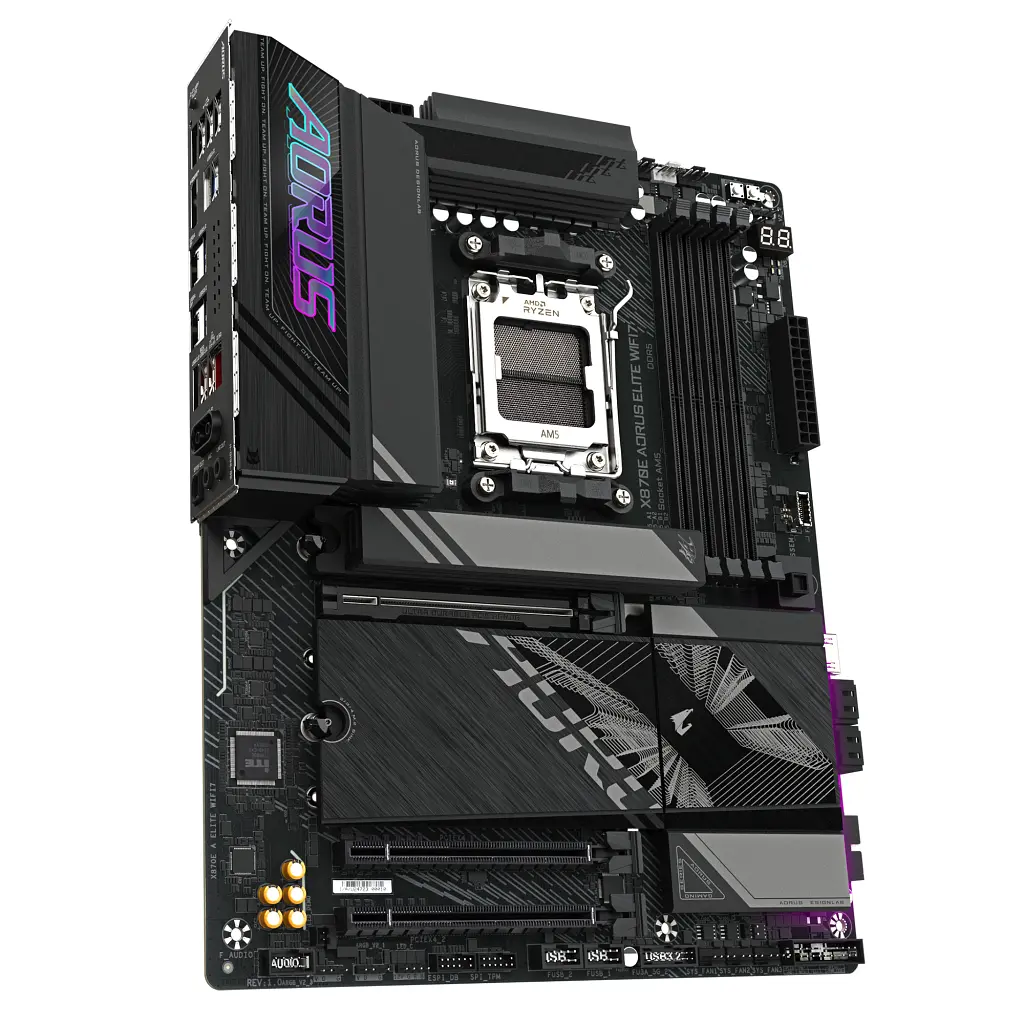 Материнська плата GIGABYTE X870E AORUS ELITE WIFI7 (X870E A ELITE WIFI7) - фото 2