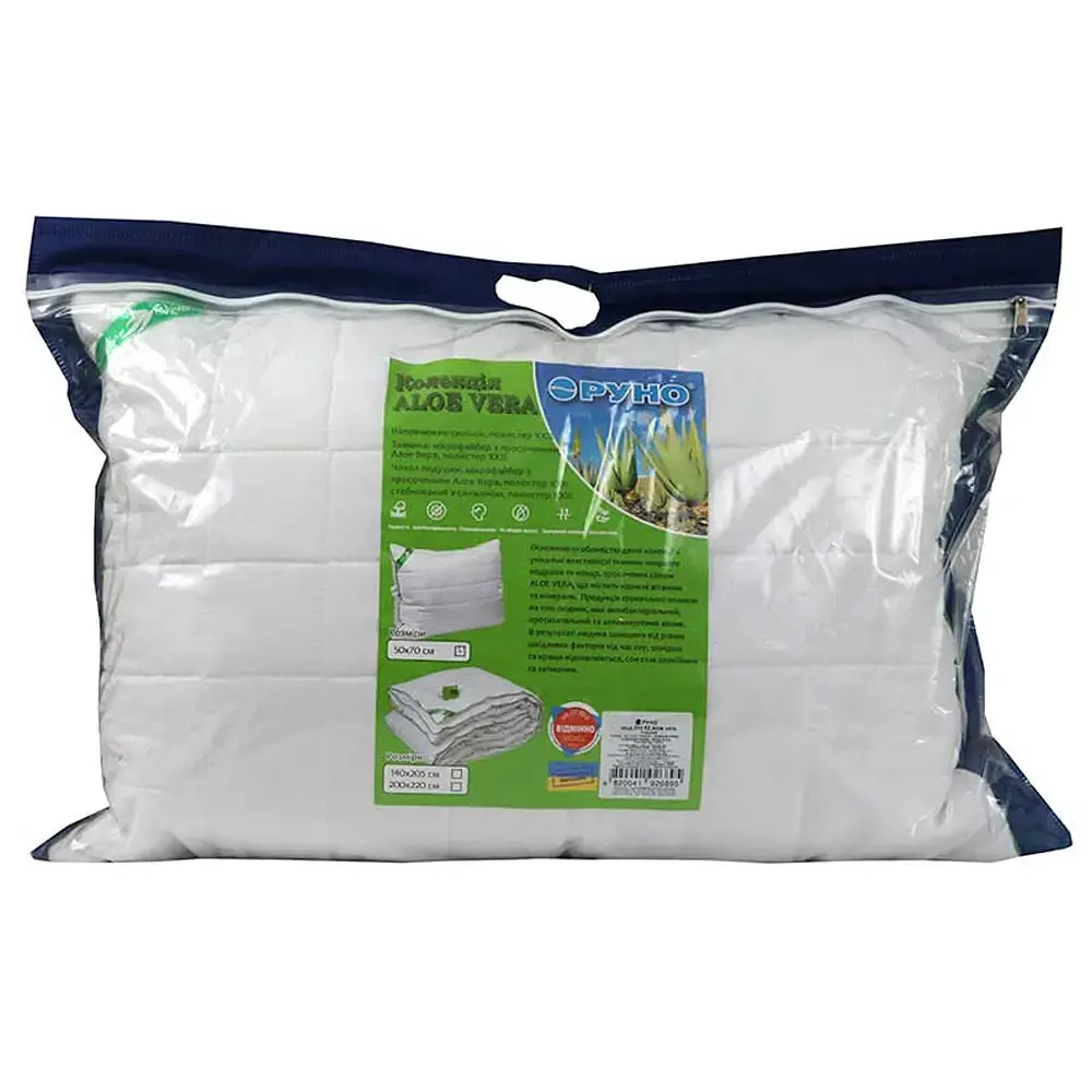 Подушка Руно Aloe Vera силіконова 50х70 см білий (310.52Aloe vera) - фото 3