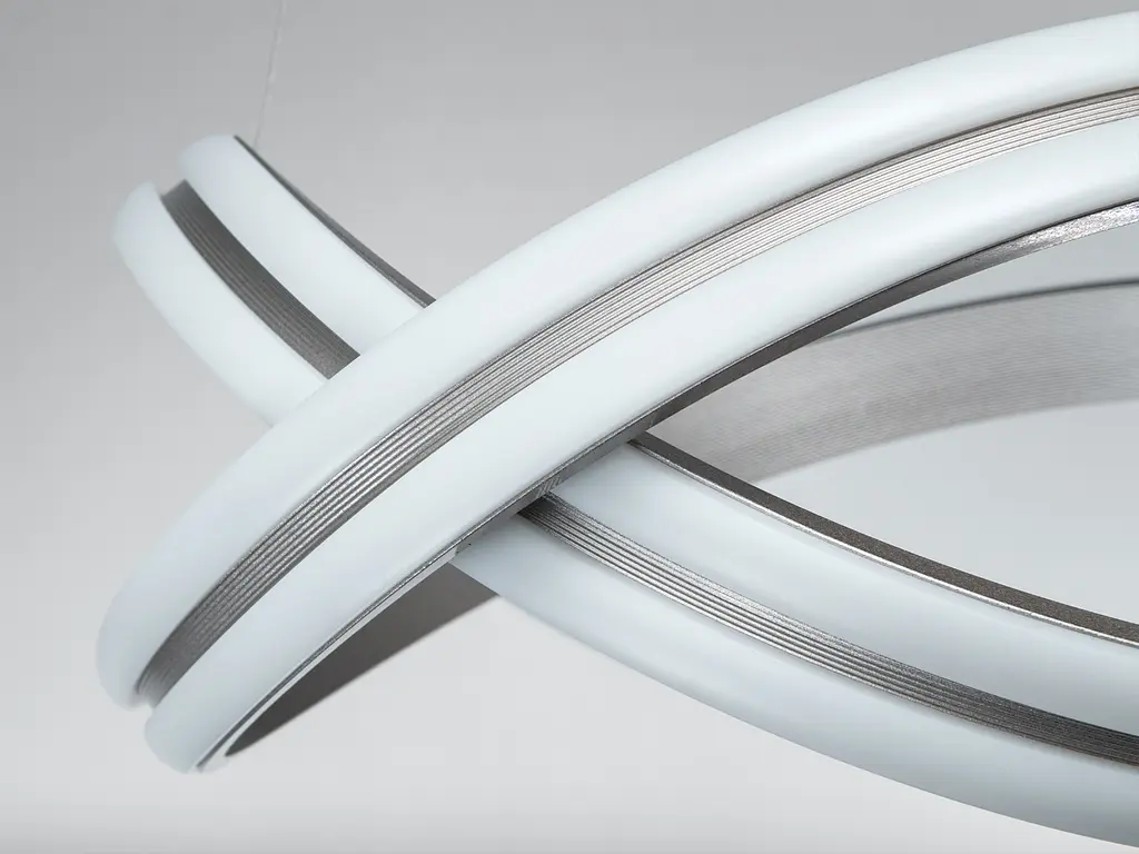 Підвісна LED люстра Romin Diasha 115Вт коричнева 19м² - фото 4