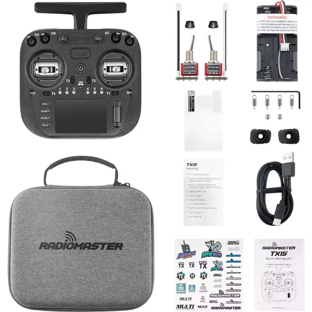 Пульт керування RadioMaster TX15 Max ELRS M2 Black (HP0157.0111-BLK) [151054] - фото 6