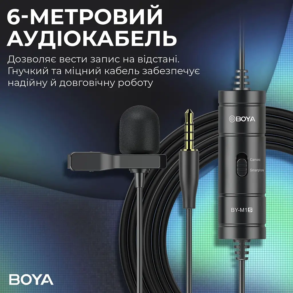 Мікрофон Boya BY-M1S Black (BY-M1S) - фото 8
